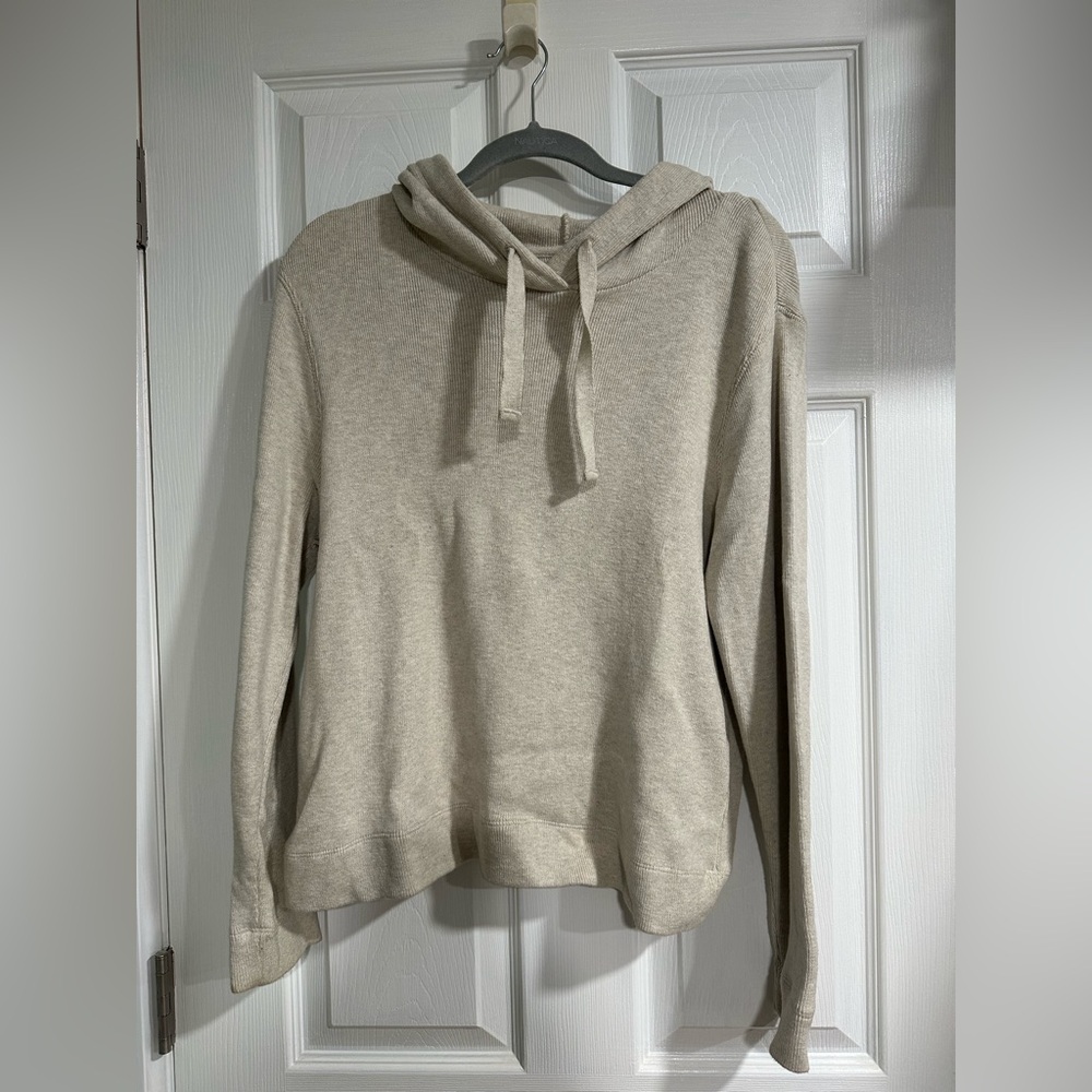 Lucky Brand Light Beige Hooded Pullover